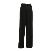 Dames Plooi Broek Manila Grace , Black , Dames