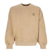 Dusty H Brown Crewneck Sweatshirt Carhartt Wip , Beige , Heren