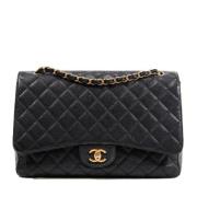 Pre-owned Fabric chanel-bags Chanel Vintage , Black , Dames