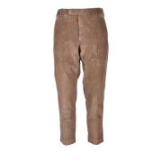 Katoenmix Slim Fit Broek PT Torino , Brown , Heren