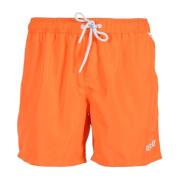 Boxer Mare Zwembroek Polyester Replay , Orange , Heren