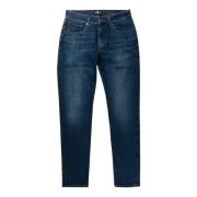 Elegante Tapered Denim Jeans 7 For All Mankind , Blue , Heren