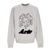 Pixel Dancer Texture Crewneck Sweater Arte Antwerp , Gray , Heren