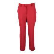 Polyester Broek Semicouture , Red , Dames