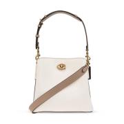 Wilg Schoudertas Coach , Beige , Dames