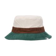 Corduroy Bucket Hat Heren Stijlvol Market , Multicolor , Heren