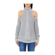 Cut Out Trui in Grijs Liu Jo , Gray , Dames