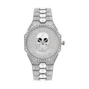 Zilveren Damesmode Horloge Police , Gray , Dames