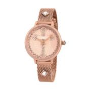 Multicolor Roestvrijstalen Horloge Police , Brown , Dames