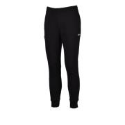 Katoenmix Stijlvolle Broek Lacoste , Black , Heren