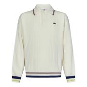 Witte Sweater voor Mannen Aw24 Lacoste , Beige , Heren