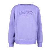 Lila Sweatshirt voor Vrouwen Douuod Woman , Purple , Dames