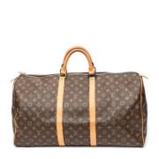 Pre-owned Canvas travel-bags Louis Vuitton Vintage , Brown , Dames