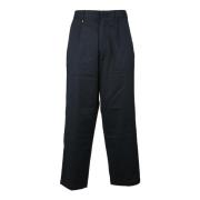 Lyocell Katoen Elastaan Broek Hugo Boss , Blue , Heren