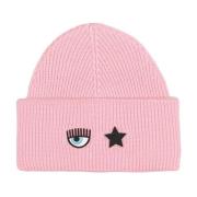 Sprookje Beanie Hat Chiara Ferragni Collection , Pink , Dames