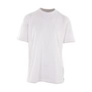 Jersey Katoen T-shirt en Polo Eleventy , White , Heren