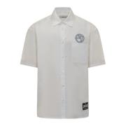 Cirkel Embleem Shirt Ambush , White , Heren