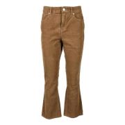 Katoen Elastaan Broek Department Five , Brown , Dames