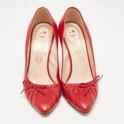 Pre-owned Leather heels Gucci Vintage , Red , Dames