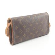 Pre-owned Canvas louis-vuitton-bags Louis Vuitton Vintage , Brown , Da...