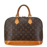 Pre-owned Leather louis-vuitton-bags Louis Vuitton Vintage , Brown , D...