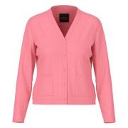 Klassieke Gebreide Vest Marc Cain , Pink , Dames