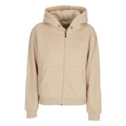 Essentiële Zip Hoodie met zijzakken Karl Kani , Beige , Dames