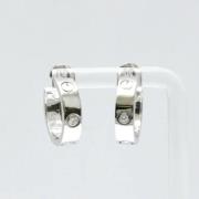 Pre-owned White Gold earrings Cartier Vintage , Gray , Dames