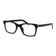 Slanke Optische Bril Saint Laurent , Black , Heren