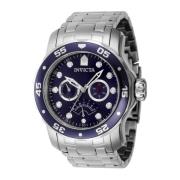 Pro Diver Quartz Horloge - Blauwe Wijzerplaat Invicta Watches , Gray ,...