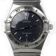 Pre-owned Glass watches Omega Vintage , Blue , Dames