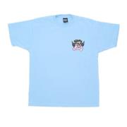 Hemelsblauwe Cherubs Tee Heren T-shirt Obey , Blue , Heren