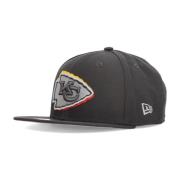 Kansas City Chiefs Grafiet Snapback Hoed New Era , Gray , Unisex