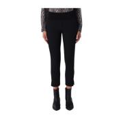 Zwarte Capri Broek voor Vrouwen Manila Grace , Black , Dames