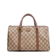 Pre-owned Canvas handbags Gucci Vintage , Brown , Dames