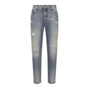 Denim Broek voor Heren Dolce & Gabbana , Blue , Heren