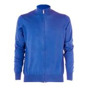 Lichtgewicht Zip-Up Heren Trui Cashmere Company , Purple , Heren