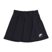 Sportswear Piqué Rok Zwart/Wit Nike , Black , Dames