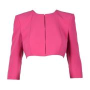 Elegante Jas met Polyester en Elastaan Patrizia Pepe , Pink , Dames