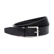 Zwarte Riem van Korrelleer met Logogesp Orciani , Black , Heren