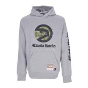 NBA Ghost Green Camo Hoodie Mitchell & Ness , Gray , Heren