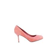 Pre-owned Leather heels Sergio Rossi Pre-owned , Pink , Dames