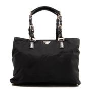 Pre-owned Fabric totes Prada Vintage , Black , Dames