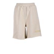 Katoenen Bermuda Shorts Douuod Woman , Beige , Dames