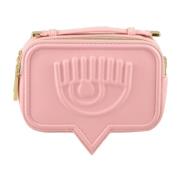 Stijlvolle PU-tas Chiara Ferragni Collection , Pink , Dames