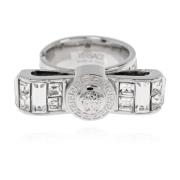 Ring met glinsterende kristallen Versace , Gray , Dames