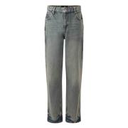 Klassieke Straight Leg Denim Jeans Represent , Gray , Heren