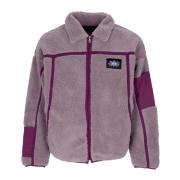 Paarse Sherpa Jas met Mesh Voering HUF , Purple , Heren