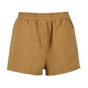 Dames Hazelnoot Short Douuod Woman , Brown , Dames