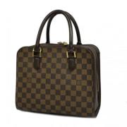 Pre-owned Fabric handbags Louis Vuitton Vintage , Brown , Dames